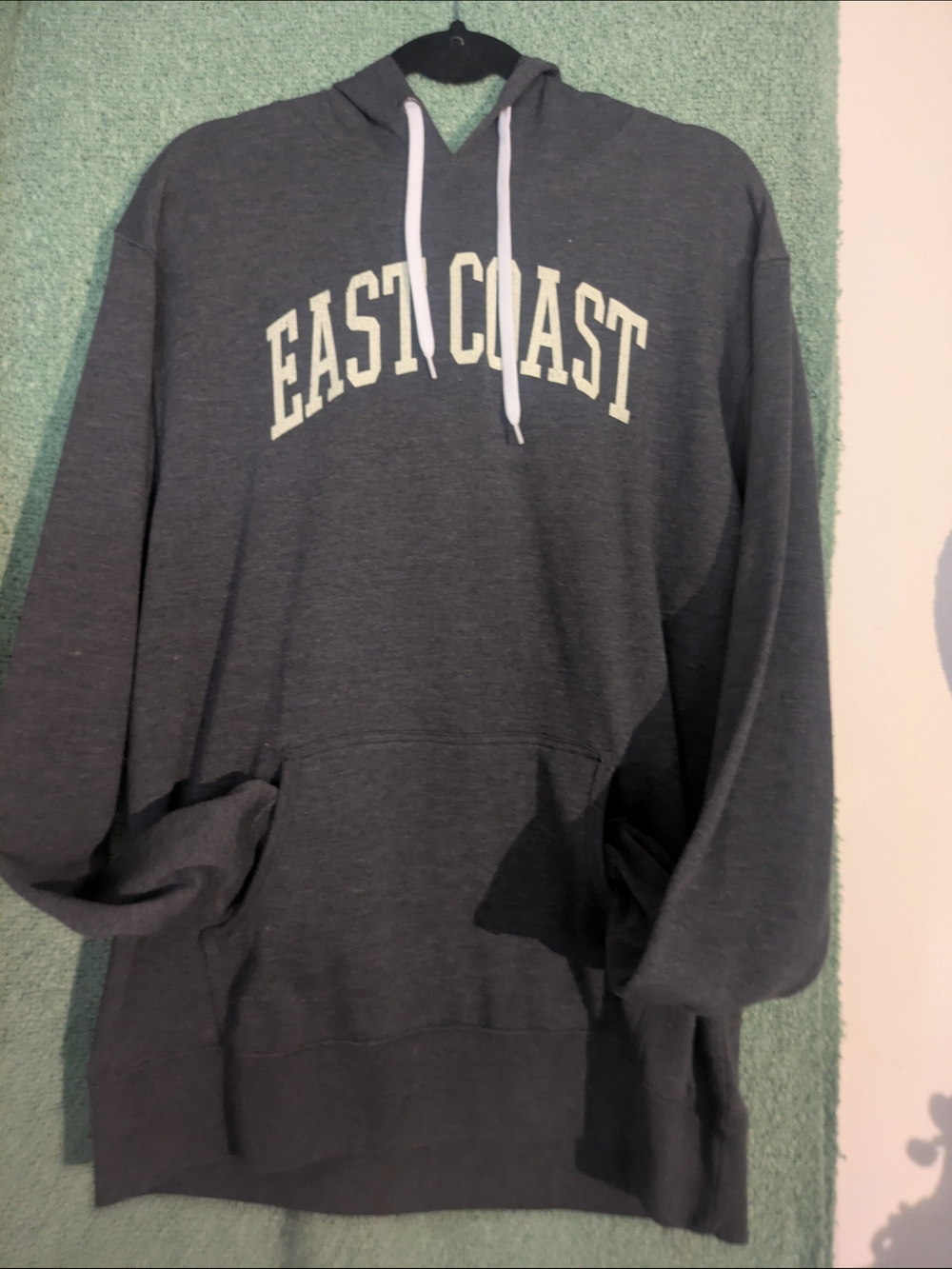 East Coast Charcoal Pullover Hoodie - Relaxed Everyday Sweatshirt